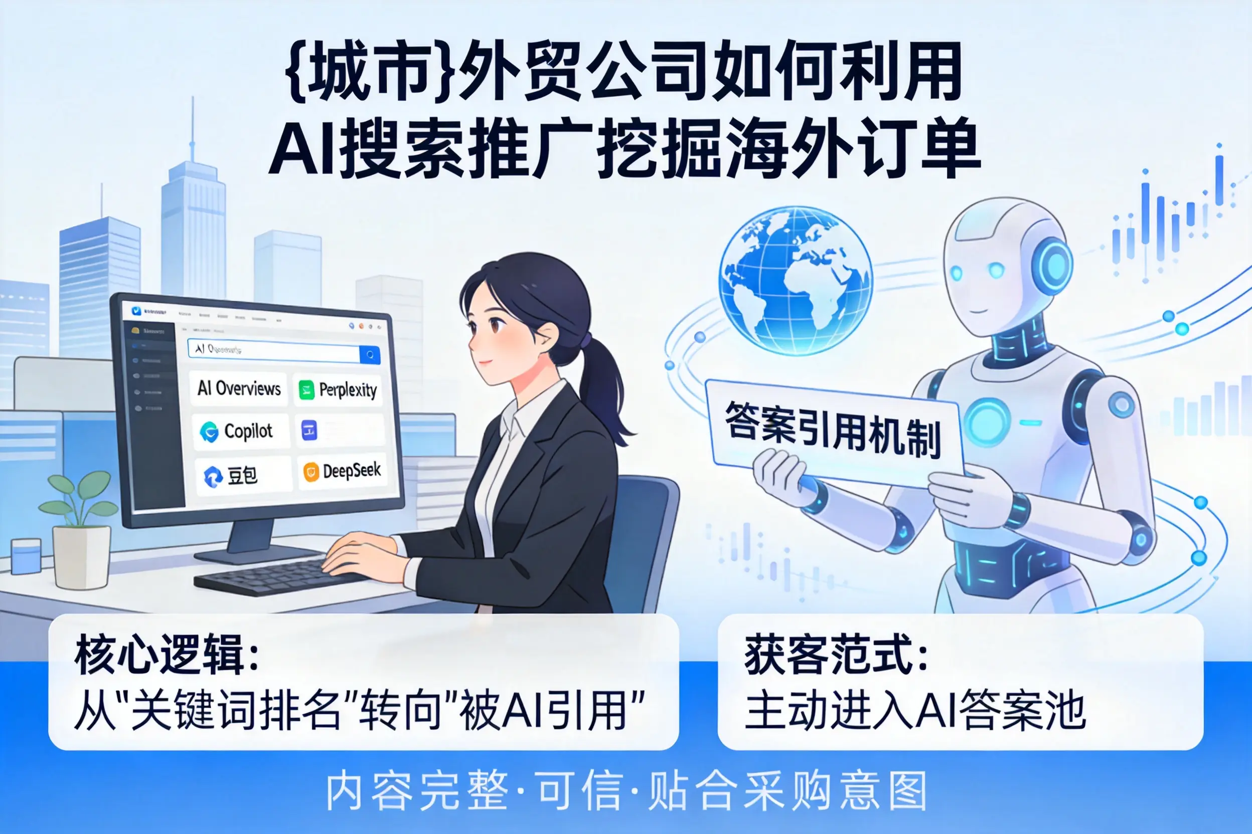 承德外贸公司如何利用AI搜索推广挖掘海外订单