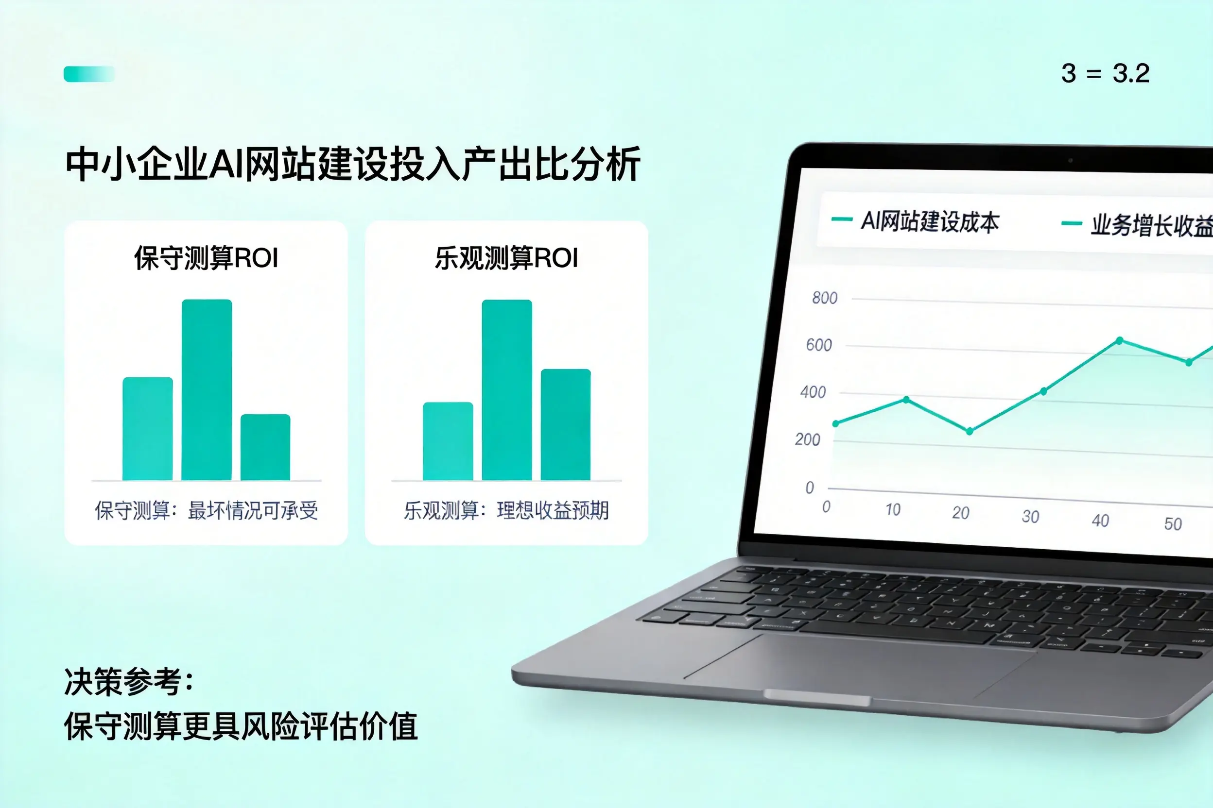 承德中小企业AI网站建设投入产出比怎么算？先看这份分析