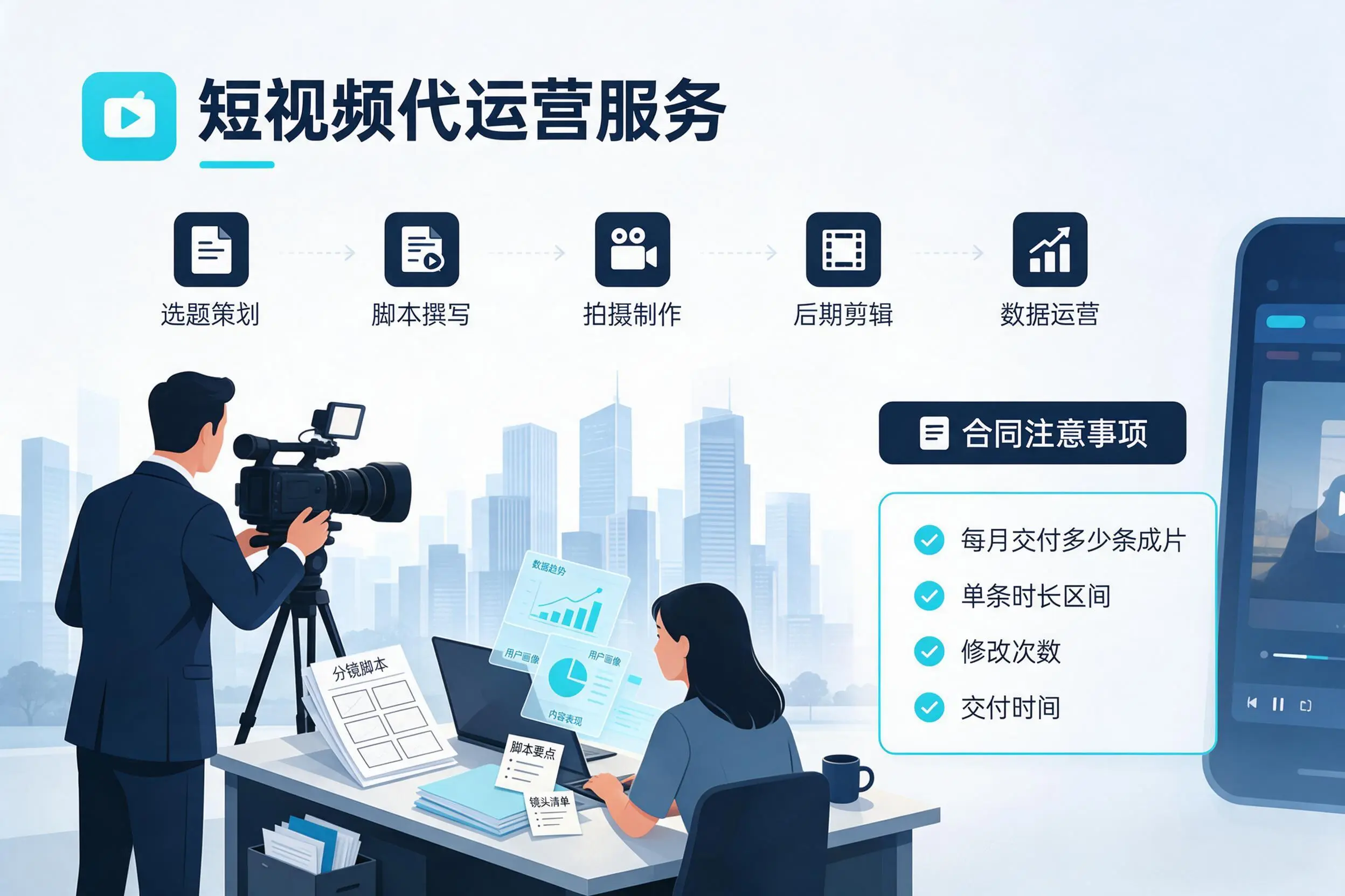 短视频代运营包含哪些服务？承德企业常见问题科普