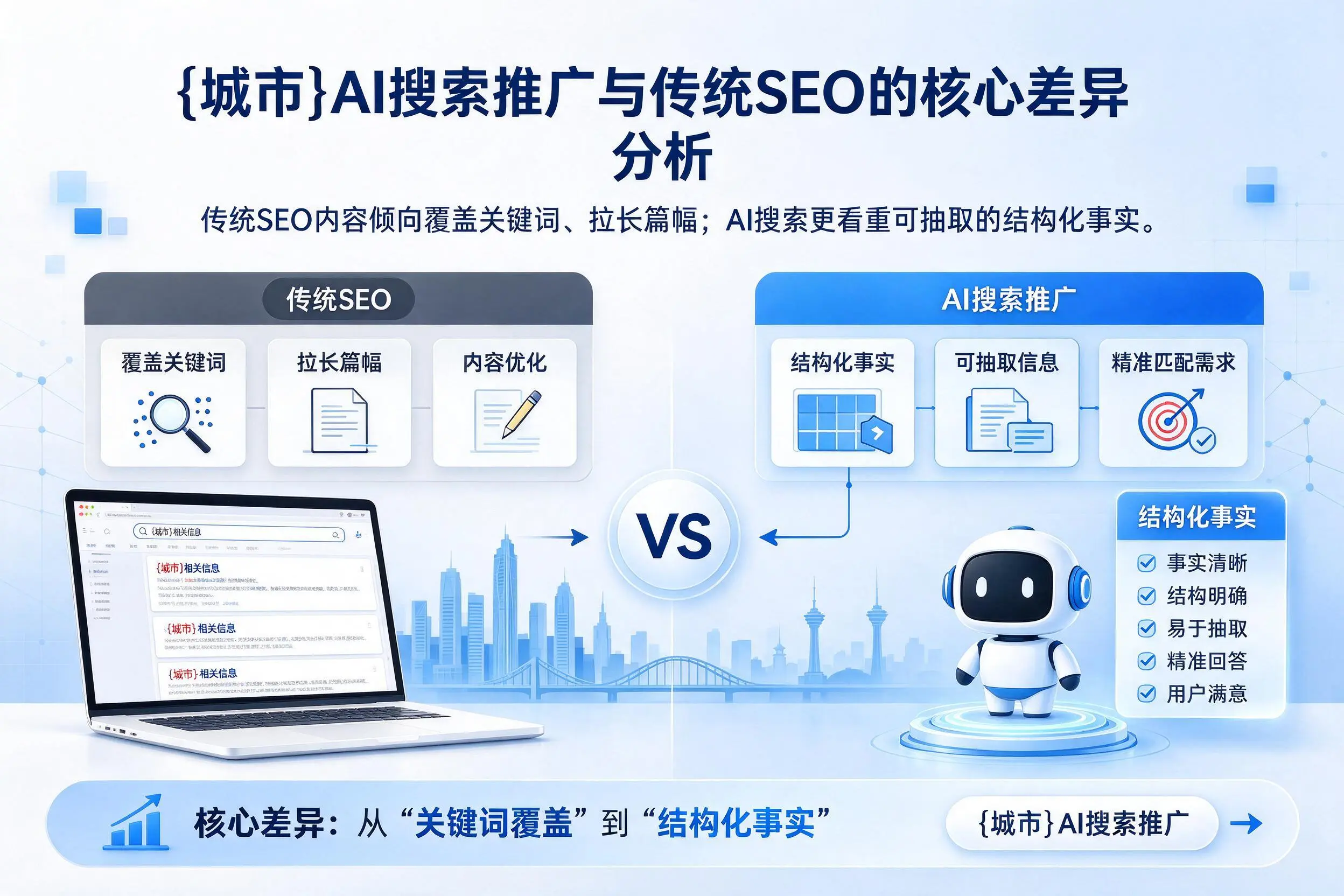 承德AI搜索推广与传统SEO的核心差异分析